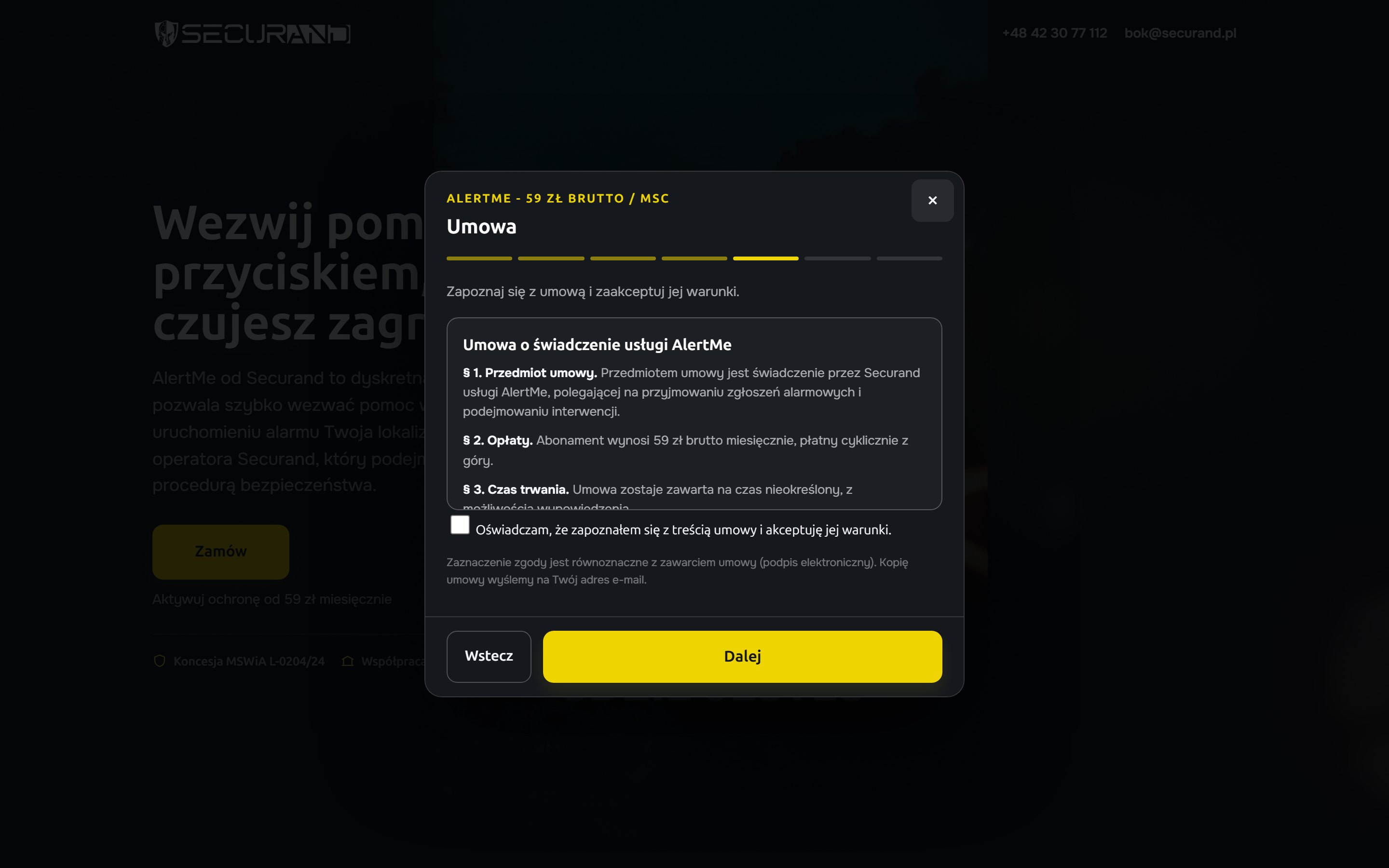 Zamówienie - umowa i podpis elektroniczny